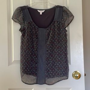 Gray lady bug top